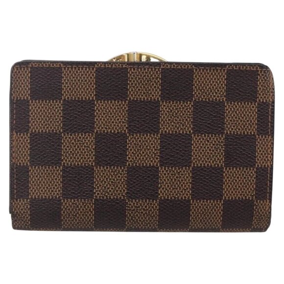 Authentic LOUIS VUITTON Damier Ebene Portefeuille Viennois Wallet bst288-120225 - Picture 2 of 16